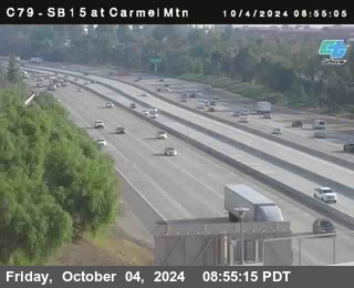 NB 15 at Carmel Mountain Rd.