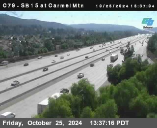 NB 15 at Carmel Mountain Rd.