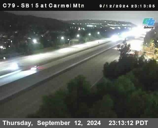 NB 15 at Carmel Mountain Rd.