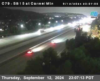 NB 15 at Carmel Mountain Rd.