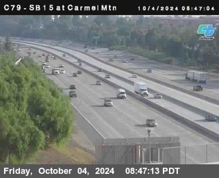 NB 15 at Carmel Mountain Rd.