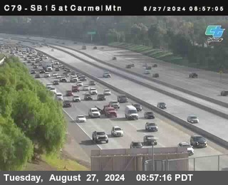 NB 15 at Carmel Mountain Rd.