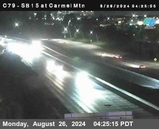 NB 15 at Carmel Mountain Rd.