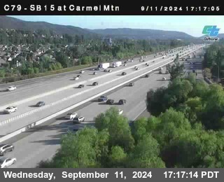 NB 15 at Carmel Mountain Rd.