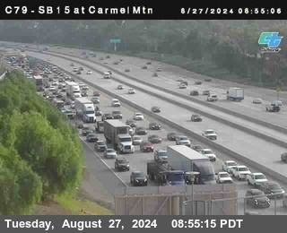 NB 15 at Carmel Mountain Rd.