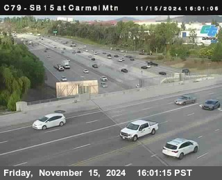 NB 15 at Carmel Mountain Rd.