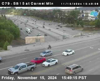 NB 15 at Carmel Mountain Rd.