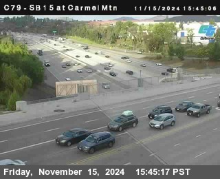 NB 15 at Carmel Mountain Rd.