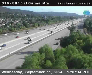 NB 15 at Carmel Mountain Rd.