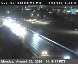 NB 15 at Carmel Mountain Rd.