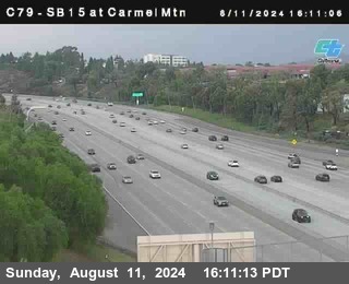 NB 15 at Carmel Mountain Rd.