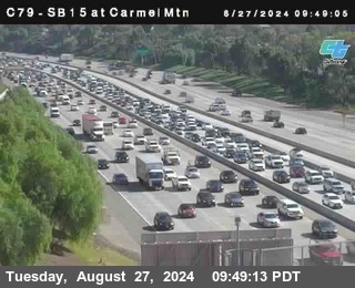 NB 15 at Carmel Mountain Rd.