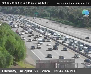 NB 15 at Carmel Mountain Rd.