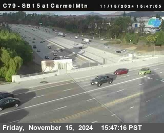 NB 15 at Carmel Mountain Rd.