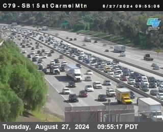 NB 15 at Carmel Mountain Rd.