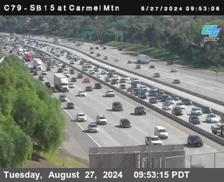 NB 15 at Carmel Mountain Rd.