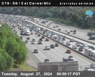 NB 15 at Carmel Mountain Rd.