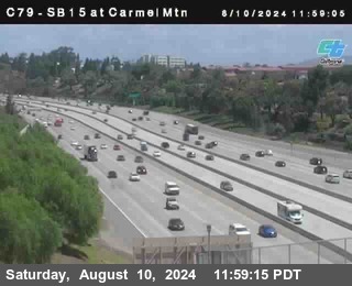 NB 15 at Carmel Mountain Rd.