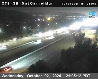 NB 15 at Carmel Mountain Rd.