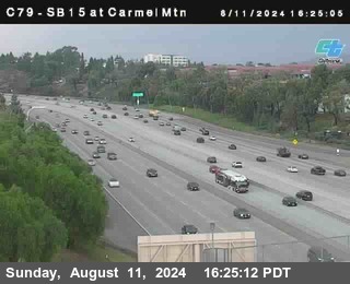 NB 15 at Carmel Mountain Rd.