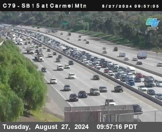 NB 15 at Carmel Mountain Rd.