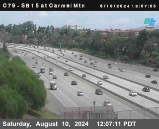 NB 15 at Carmel Mountain Rd.