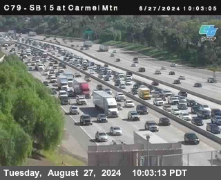 NB 15 at Carmel Mountain Rd.