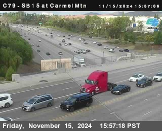 NB 15 at Carmel Mountain Rd.