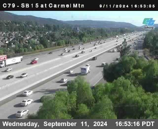 NB 15 at Carmel Mountain Rd.