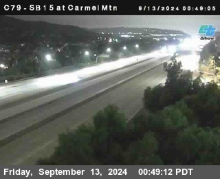 NB 15 at Carmel Mountain Rd.