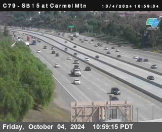 NB 15 at Carmel Mountain Rd.