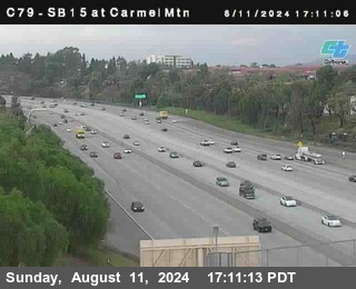 NB 15 at Carmel Mountain Rd.