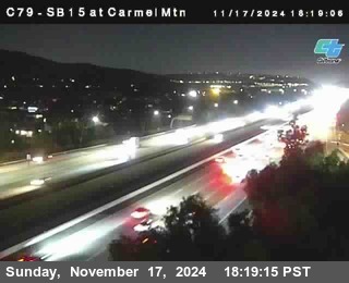 NB 15 at Carmel Mountain Rd.