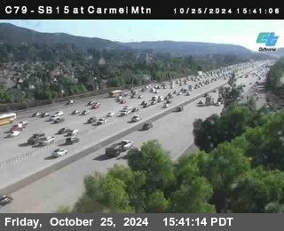 NB 15 at Carmel Mountain Rd.