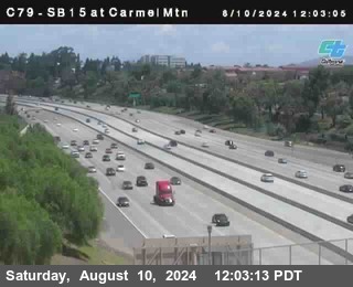 NB 15 at Carmel Mountain Rd.