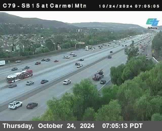 NB 15 at Carmel Mountain Rd.