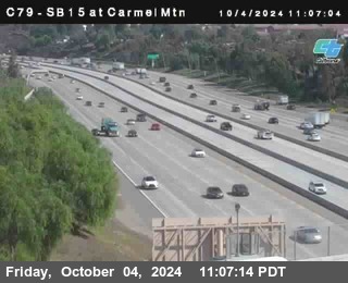 NB 15 at Carmel Mountain Rd.