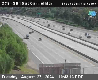 NB 15 at Carmel Mountain Rd.