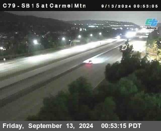 NB 15 at Carmel Mountain Rd.