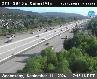 NB 15 at Carmel Mountain Rd.