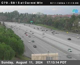 NB 15 at Carmel Mountain Rd.