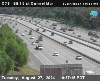 NB 15 at Carmel Mountain Rd.