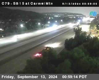 NB 15 at Carmel Mountain Rd.