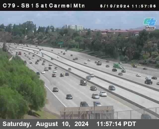 NB 15 at Carmel Mountain Rd.