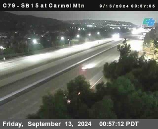 NB 15 at Carmel Mountain Rd.