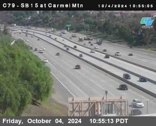 NB 15 at Carmel Mountain Rd.