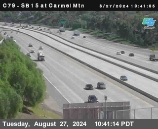 NB 15 at Carmel Mountain Rd.