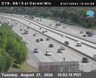 NB 15 at Carmel Mountain Rd.