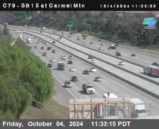 NB 15 at Carmel Mountain Rd.