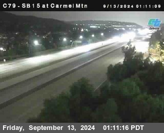 NB 15 at Carmel Mountain Rd.